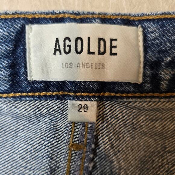 AGOLDE Parker Angled Denim Hem Skirt size 29 - Picture 10 of 10